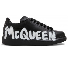 Alexander McQueen Graffiti Black White