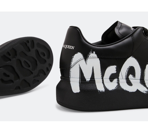 Alexander McQueen Graffiti Black White