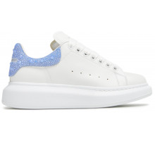 Alexander McQueen Oversized White Jet Sky Crystal