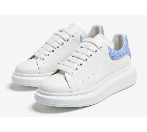 Alexander McQueen Oversized White Jet Sky Crystal
