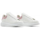 Alexander McQueen Oversized White Rose Glitter