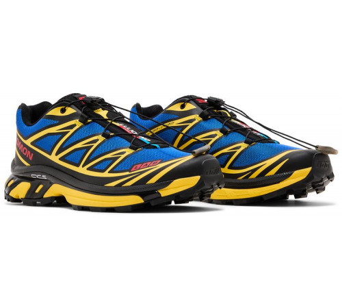 Кроссовки JJJJound x Salomon XT-6 Quest Nautical Blue Lemon