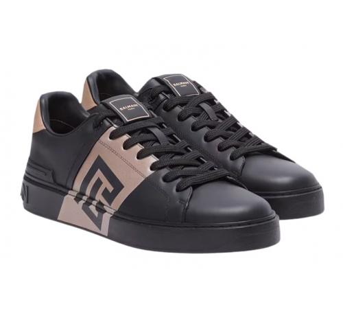 Кеды Balmain B-COURT Logo Detail Calfskin