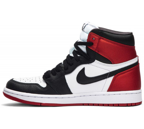 Кроссовки Nike Air Jordan 1 High Satin Black Toe