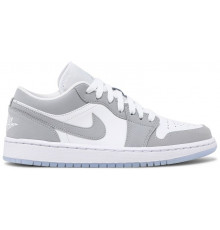 Кроссовки Nike Air Jordan 1 Low Wolf серые
