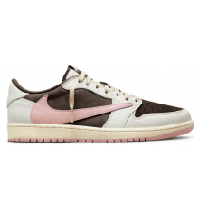 Nike Travis Scott Air Jordan 1 Low Dark Pony Pink Oxford
