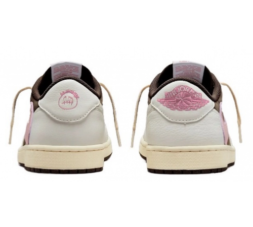 Nike Travis Scott Air Jordan 1 Low Dark Pony Pink Oxford