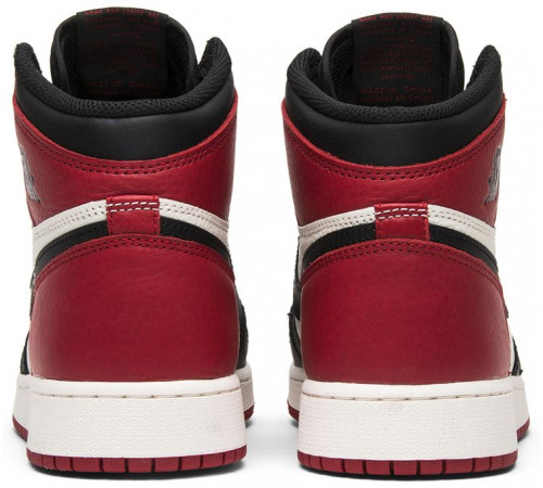 Nike Air Jordan 1 Retro High OG BG Bred Toe с мехом