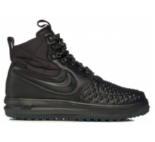 Nike Air Force 1 Duckboot черные зимние на меху