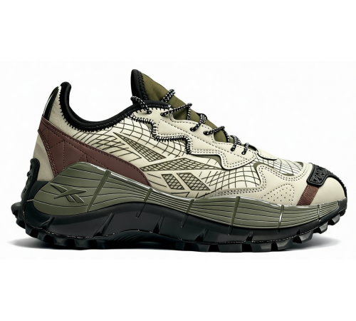 Кроссовки Reebok Zig Kinetica 2 Edge GTX Cream Olive утепленные