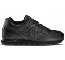 Кроссовки New Balance 574 Leather Triple Black
