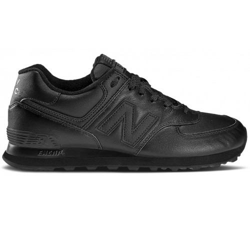Кроссовки New Balance 574 Leather Triple Black