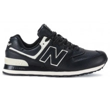 Кроссовки New Balance 574 Leather Black White