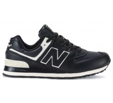 Кроссовки New Balance 574 Leather Black White