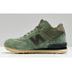 New Balance 574 Mid Green Brown с мехом