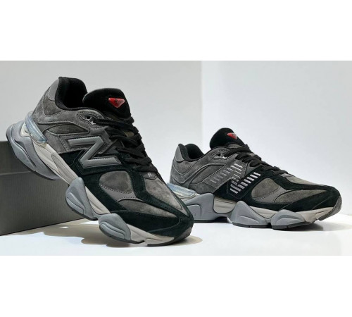 New Balance 9060 Winter Black Grey зимние
