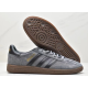 Кроссовки Adidas Handball Spezial J темно-серые с черным