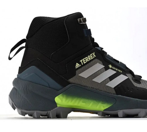 Adidas Terrex Swift R3 Mid Gore-Tex Winter Termo Neon черные с серым