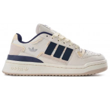 Adidas Forum Low Exhibit White Beige Navy