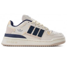 Adidas Forum Low Exhibit White Beige Navy