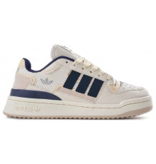 Adidas Forum Low Exhibit White Beige Navy