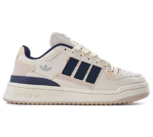 Adidas Forum Low Exhibit White Beige Navy