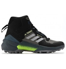 Adidas Terrex Swift R3 Mid Gore-Tex Winter Termo Neon черные с серым