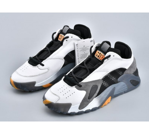 Кроссовки Adidas Streetball Black White Grey Yellow утепленные