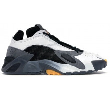 Кроссовки Adidas Streetball Black White Grey Yellow утепленные
