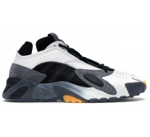 Кроссовки Adidas Streetball Black White Grey Yellow утепленные