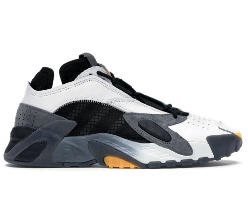 Кроссовки Adidas Streetball Black White Grey Yellow утепленные