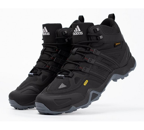 Кроссовки Adidas Terrex Winter Mid Gore-Tex Black Grey утепленные