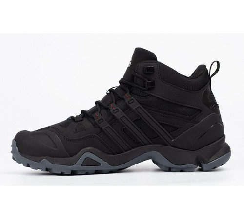 Кроссовки Adidas Terrex Winter Mid Gore-Tex Black Grey утепленные