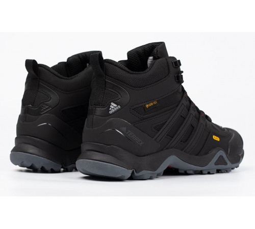 Кроссовки Adidas Terrex Winter Mid Gore-Tex Black Grey утепленные