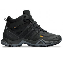 Кроссовки Adidas Terrex Winter Mid Gore-Tex Black Grey утепленные