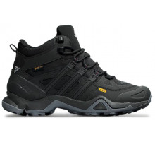 Кроссовки Adidas Terrex Winter Mid Gore-Tex Black Grey утепленные
