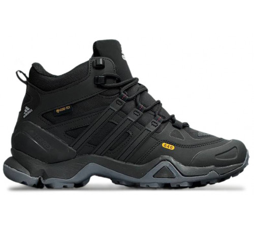 Кроссовки Adidas Terrex Winter Mid Gore-Tex Black Grey утепленные