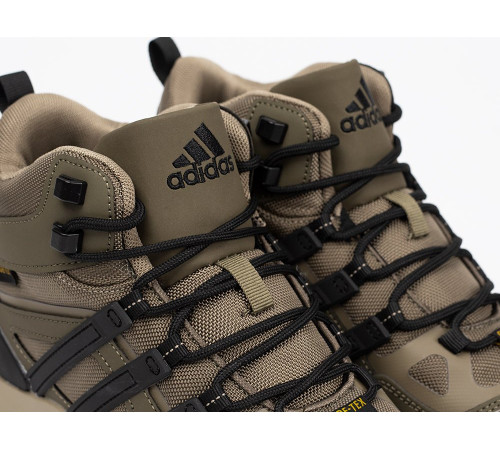 Кроссовки Adidas Terrex Winter Mid Gore-Tex Beige Black утепленные