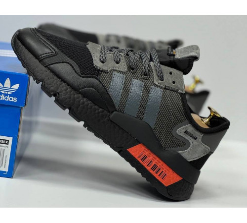 Кроссовки Adidas Nite Jogger Black Grey Orange
