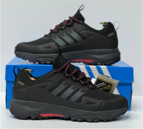 Кроссовки Adidas Nite Jogger Gore-Tex черные с красным