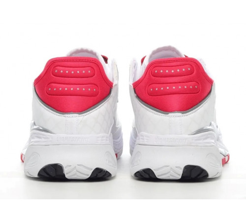 Кроссовки Adidas Niteball White Red белые