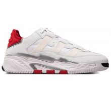 Кроссовки Adidas Niteball White Red белые