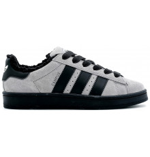 Кроссовки Adidas Campus 00s Light Grey Black With Fur