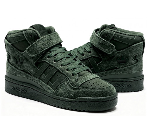 Кроссовки Adidas Forum High Winter Suede Malachite
