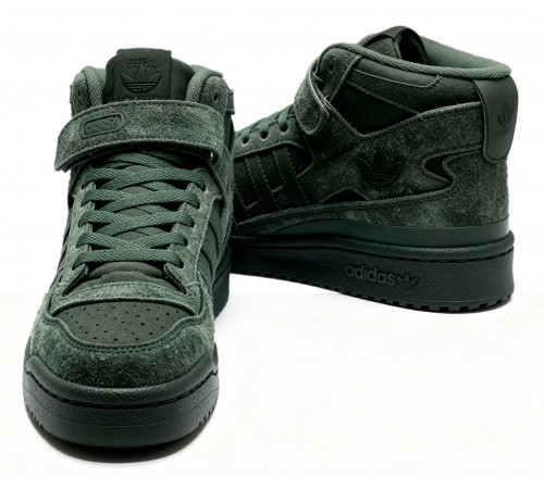 Кроссовки Adidas Forum High Winter Suede Malachite