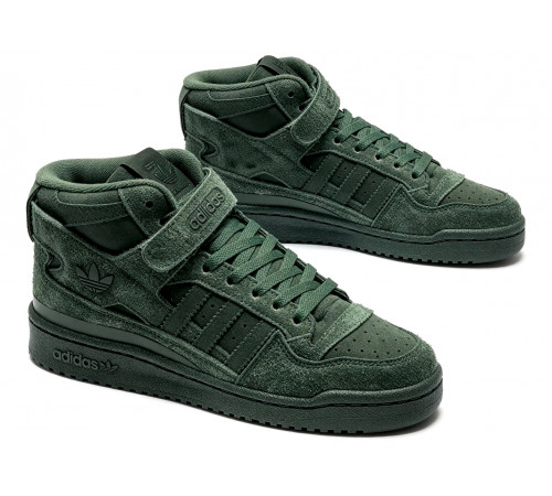 Кроссовки Adidas Forum High Winter Suede Malachite