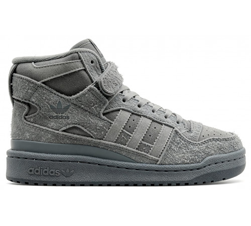 Кроссовки Adidas Forum High Winter Suede Grey