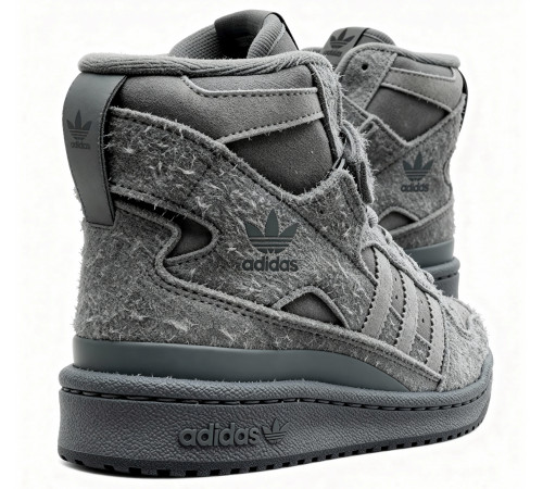 Кроссовки Adidas Forum High Winter Suede Grey
