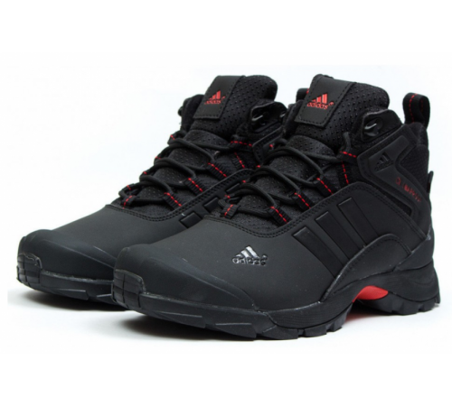 Ботинки Adidas Terrex Climaproof (-21°) High Black Red зимние на меху