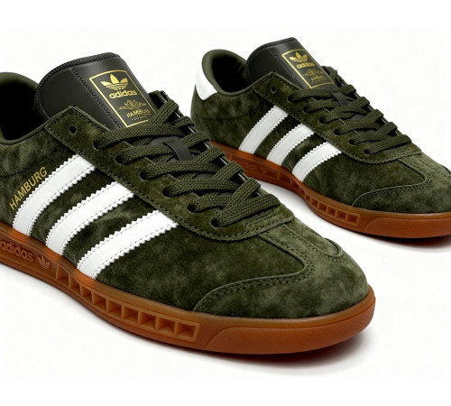 Кроссовки Adidas Hamburg Green White